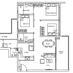 The Amore EC Floor Plan 3 bedroom BP type (theamore-ec.com)